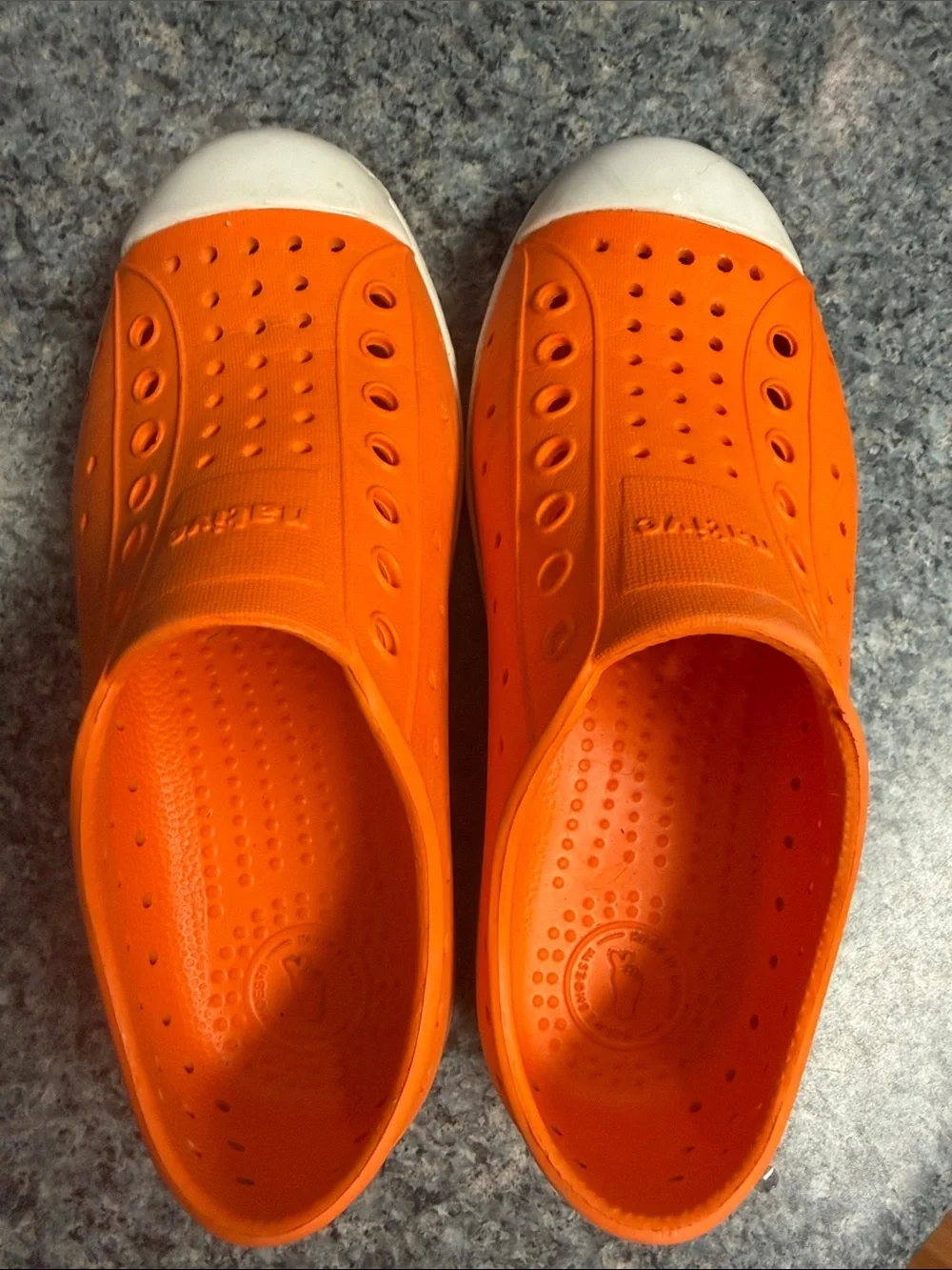 Native Orange Shoes size Toddler 13